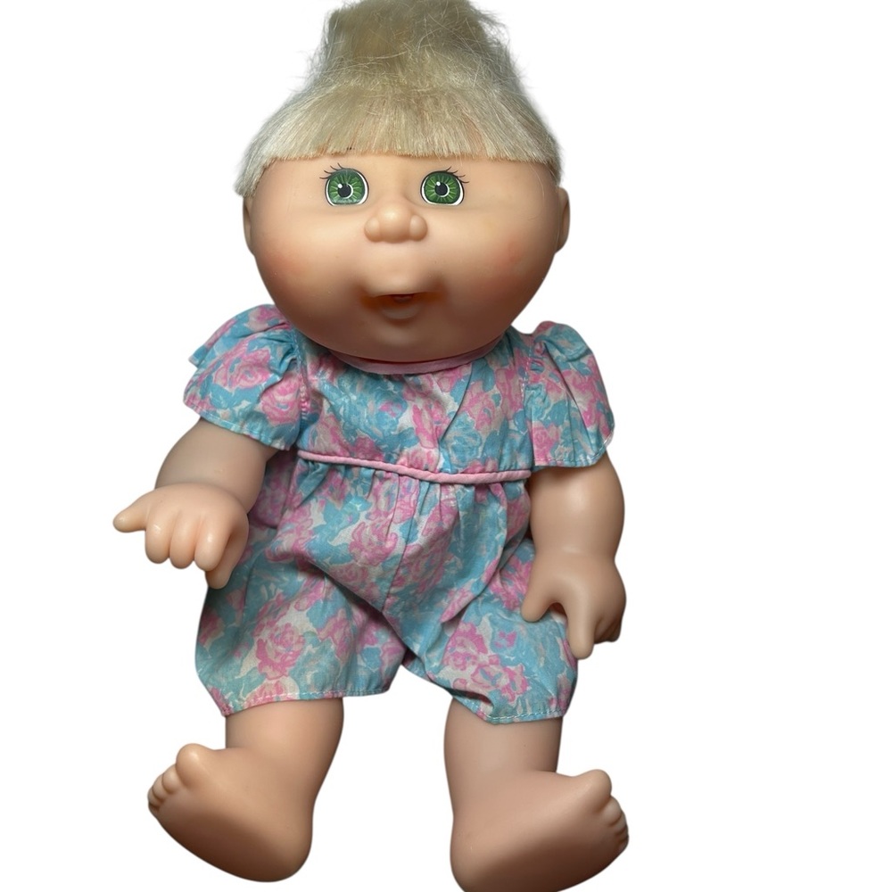Vintage Cabbage Patch Kids Doll with Floral Outfit